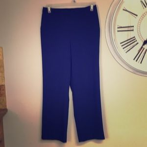 Alfred Dunner Straight Flat Front Pants